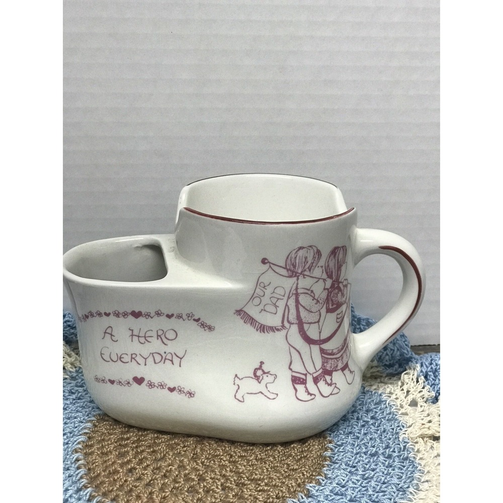 ROYAL CROWNFORD Ironstone Hero Everyday Mustache Razor Brush Cup‎ Holder England